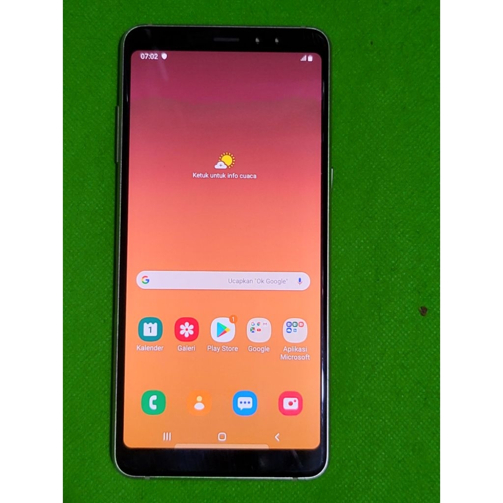 lcd samsung a8 plus ori copotan amoled minus 01