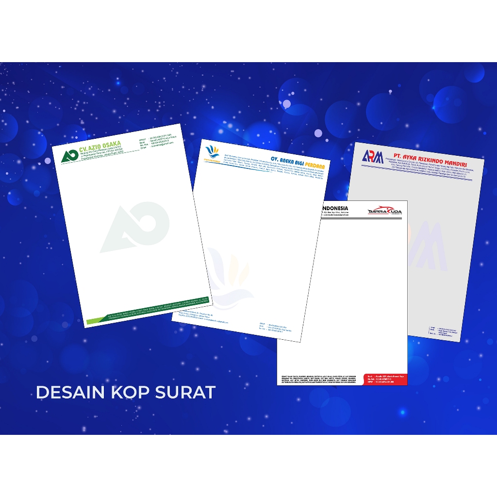 

Desain Kop Surat