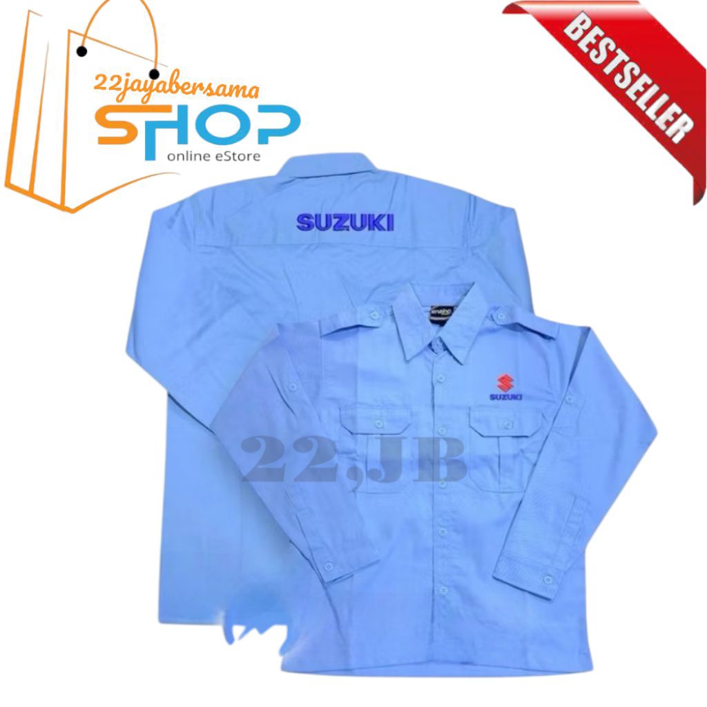 Kemeja SUZUKI | Baju Seragam SUZUKI | Baju Kemeja SUZUKI Bordir