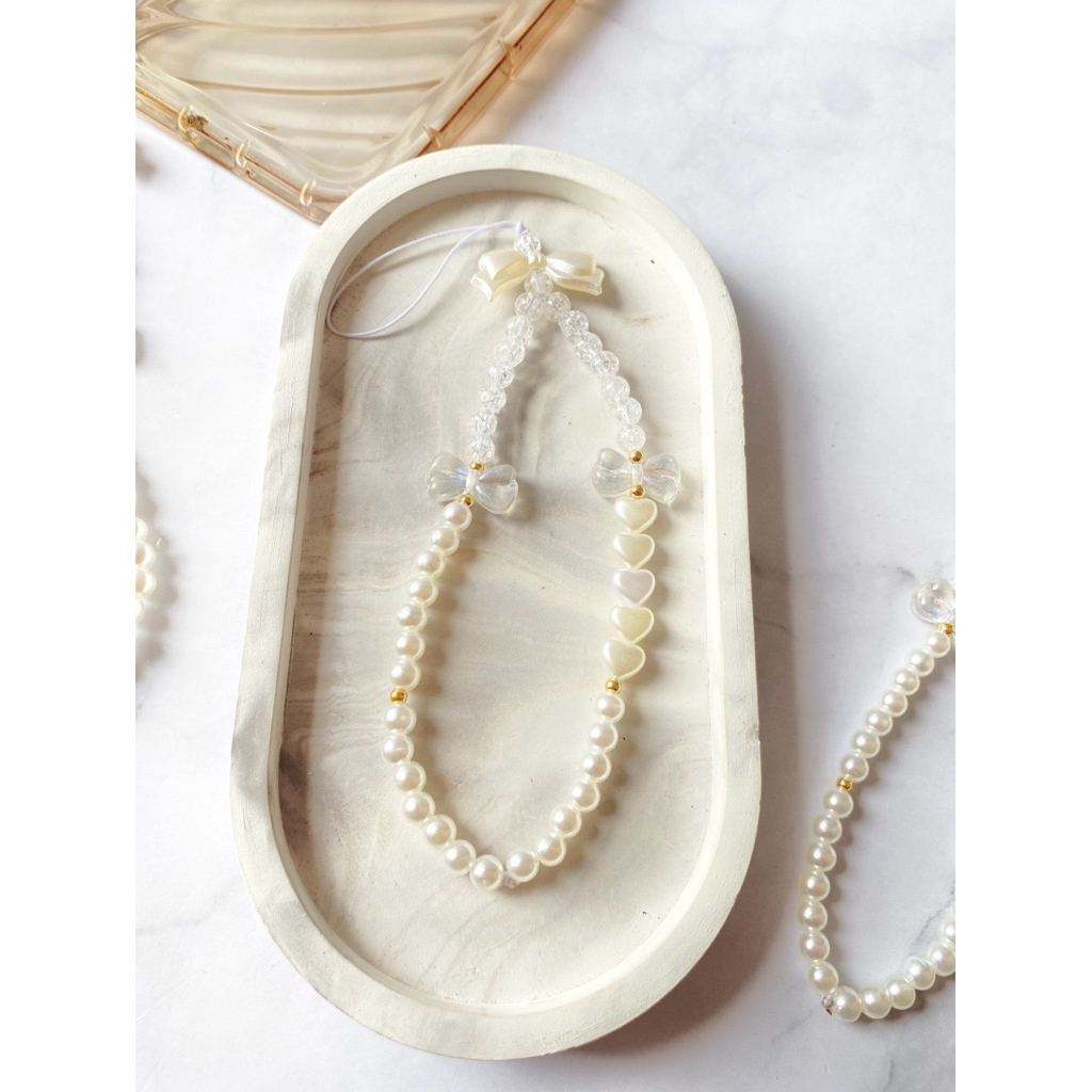 gantungan hp/aksesoris hp/strap hp/strap hp mutiara/gantungan hp lucu/gantungan hp mutiara