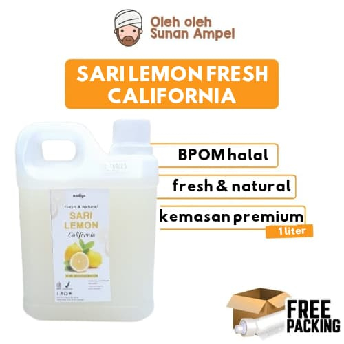 

BPOM SARI LEMON 1 Liter kaya akan vitamin C dan berbagai nutrisi lain yang bermanfaat bagi kesehatan