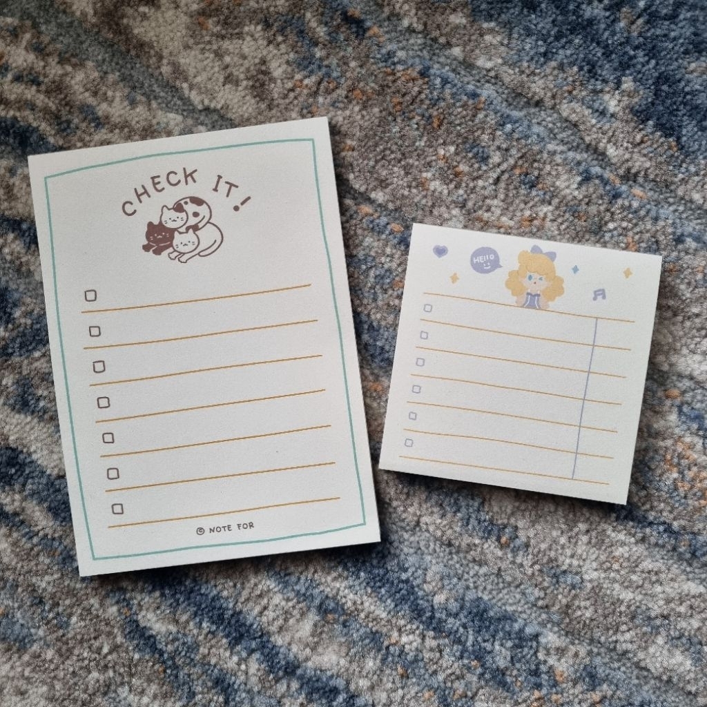 

[Pre-Loved] To Do List Memo Pad Aesthetic Isi 2