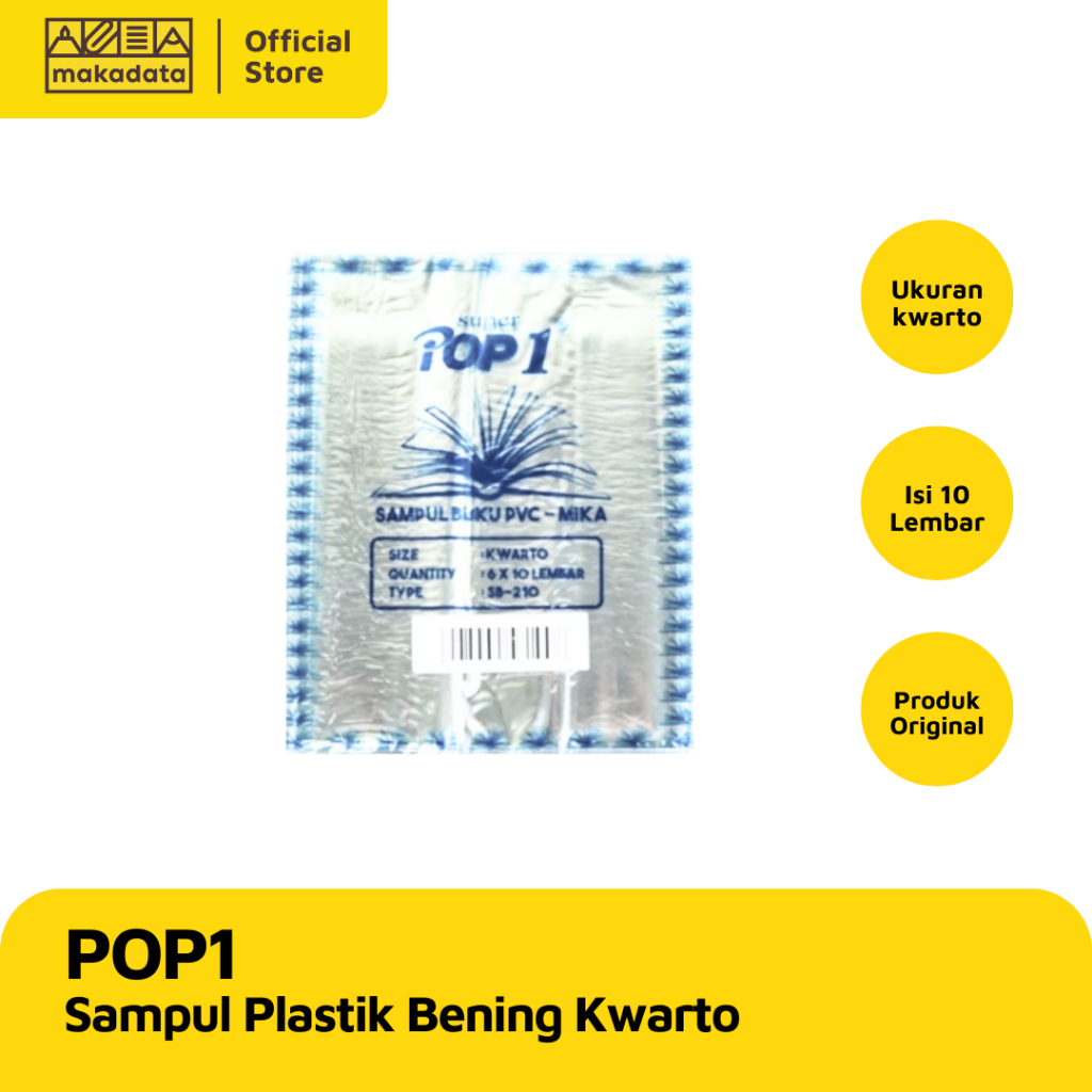 

SAMPUL MIKA KWARTO POP1 (ISI 10 LBR) MURAH