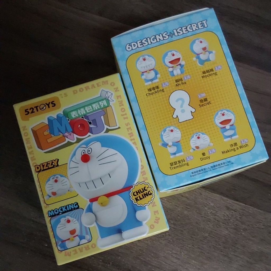 FIGUR 52TOYS DORAEMON EMOJI 01408 RANDOM [ORIGINAL 52TOYS]