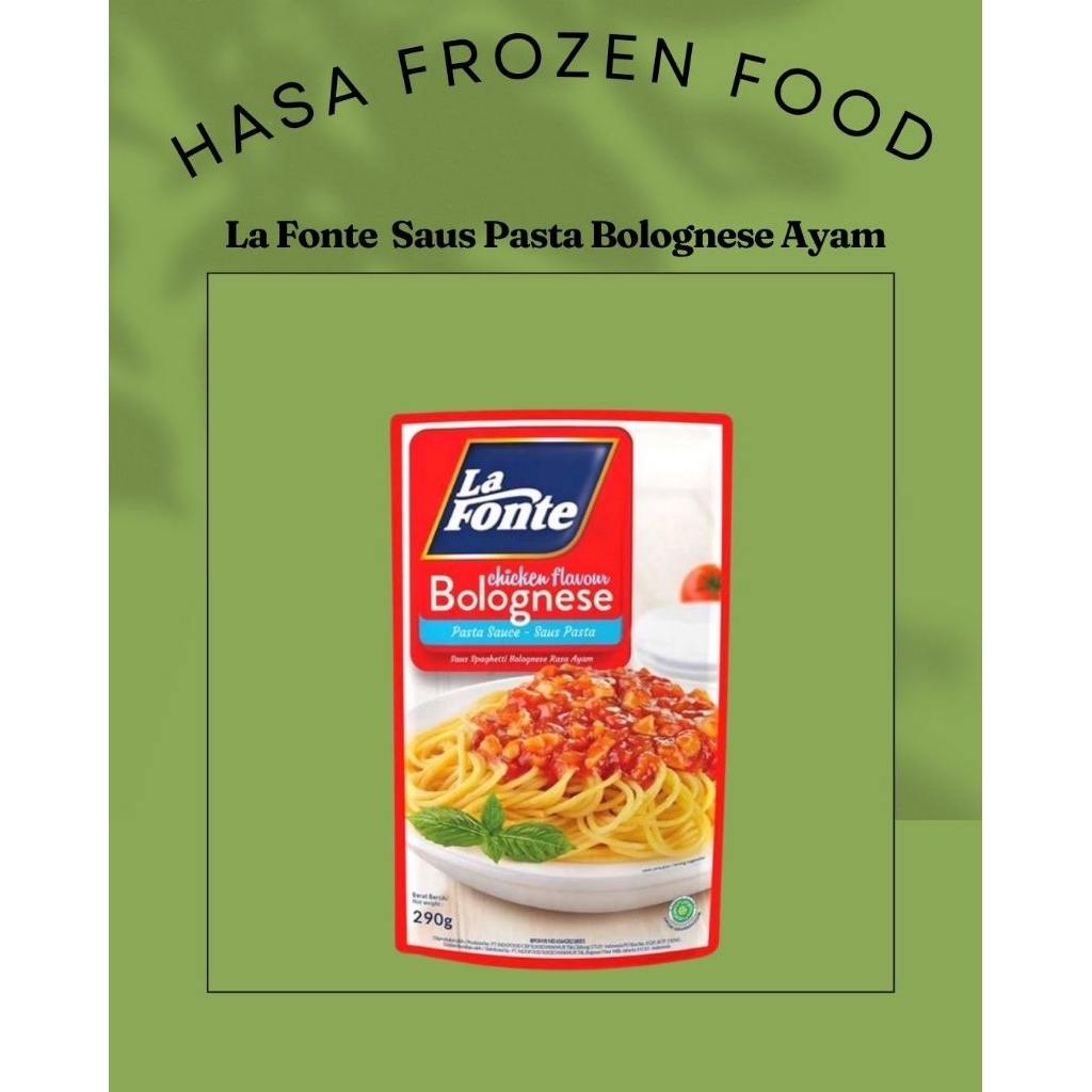 

La Fonte Saus Pasta Bolognese Ayam 117gr