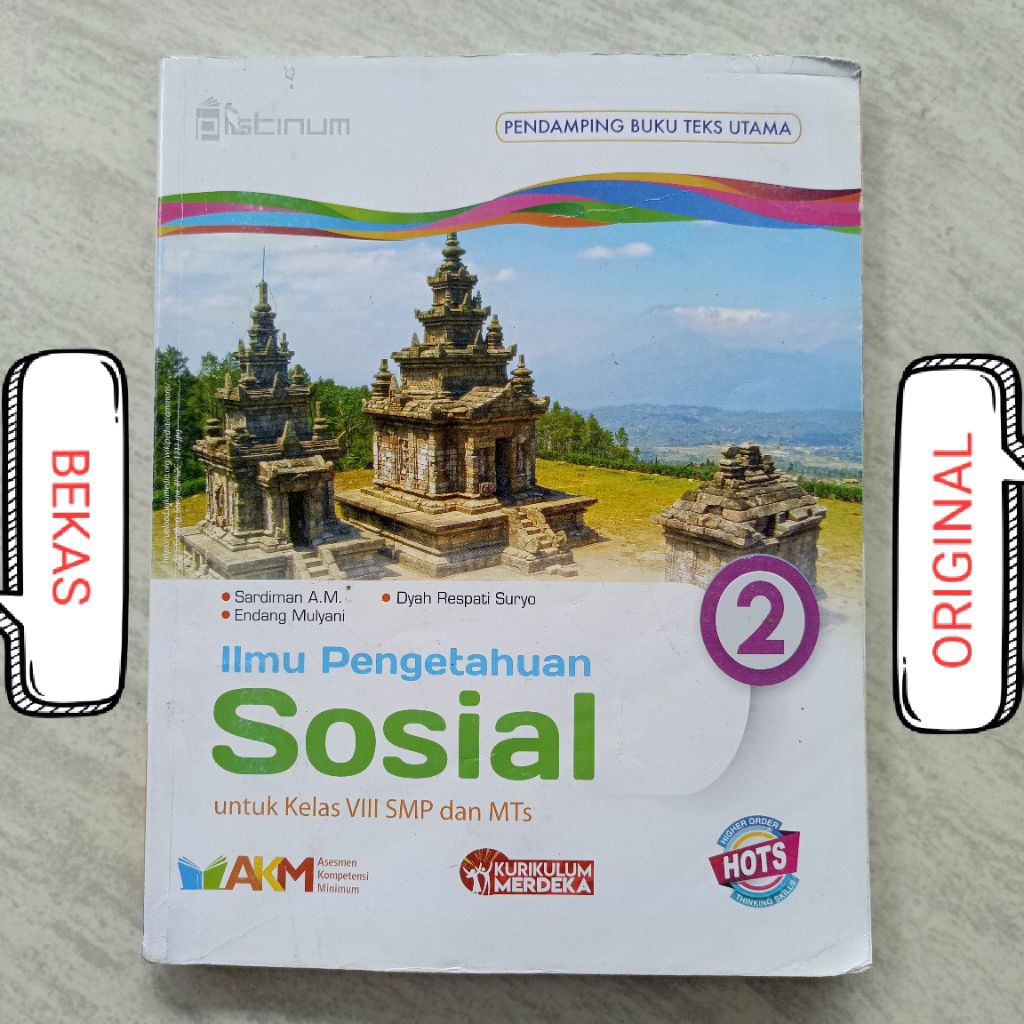 ( BUKU BEKAS ) ( ORIGINAL ) Pembelajaran Ilmu Pengetahuan Sosial IPS Kelas 8 VIII 2 II SMP Penerbit 