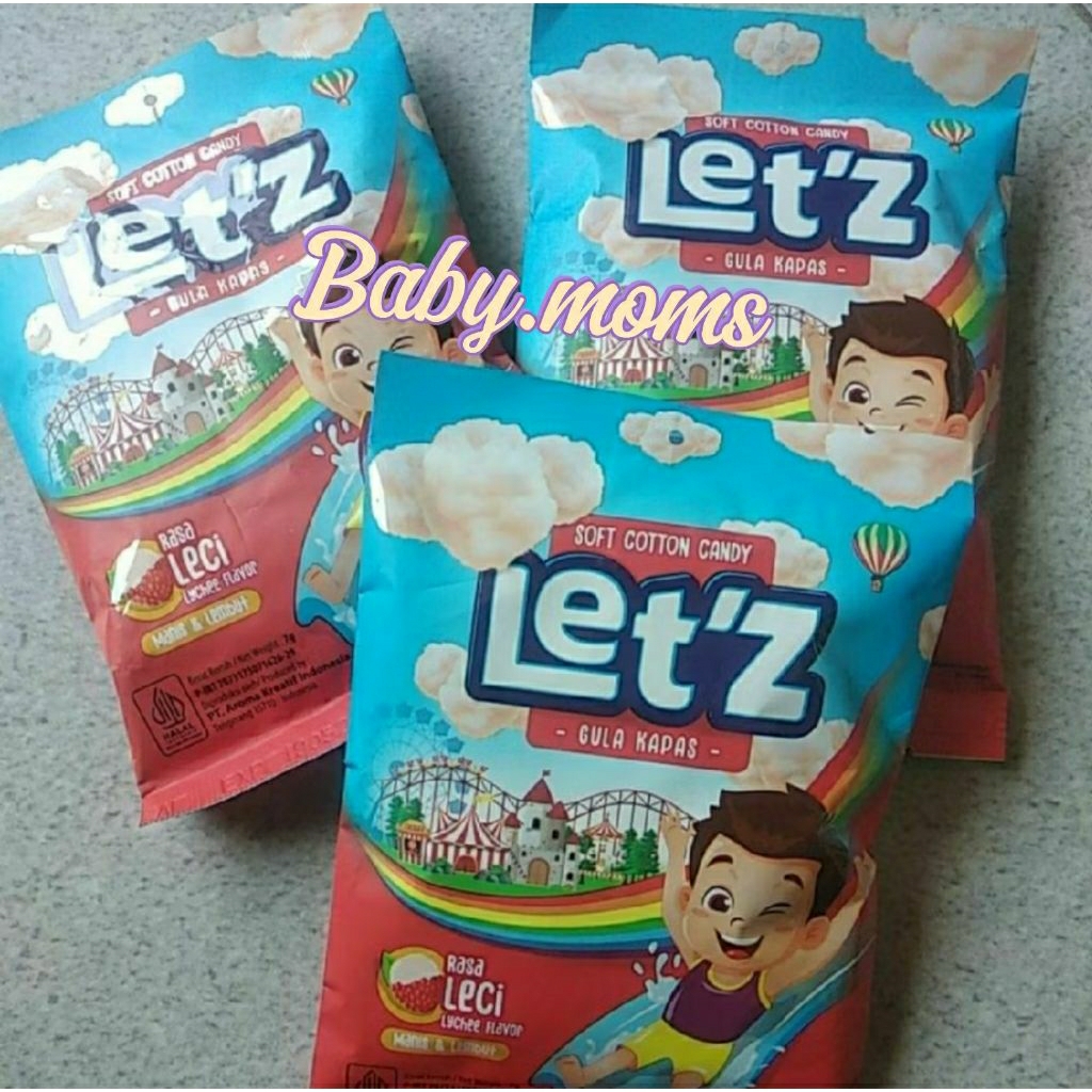 

Let'z permen kapas (soft cotton candy) Leci