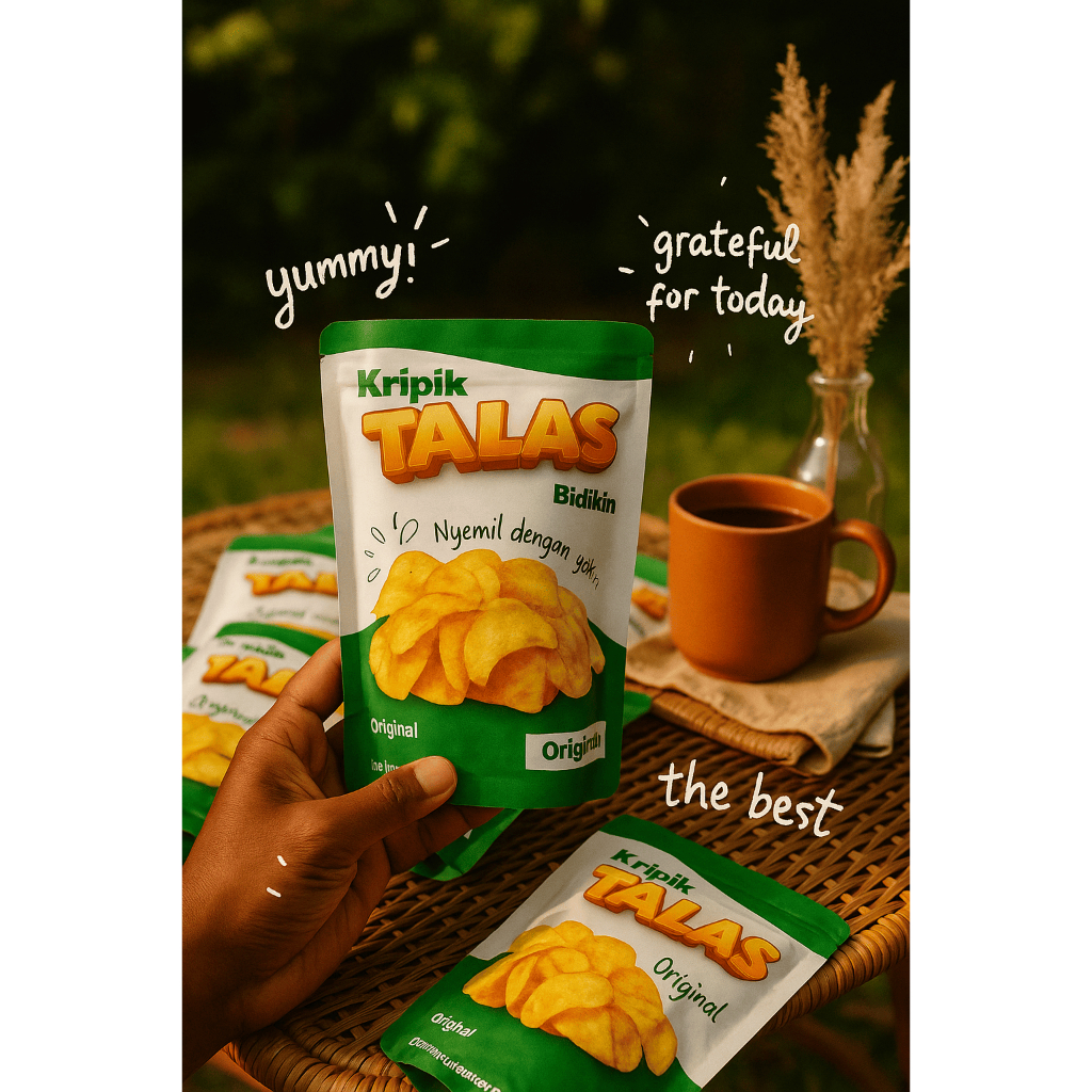 

BIDIKIN Kripik Talas Original – Camilan Sehat Renyah • Snack Gurih Kekinian | Keripik Talas Premium