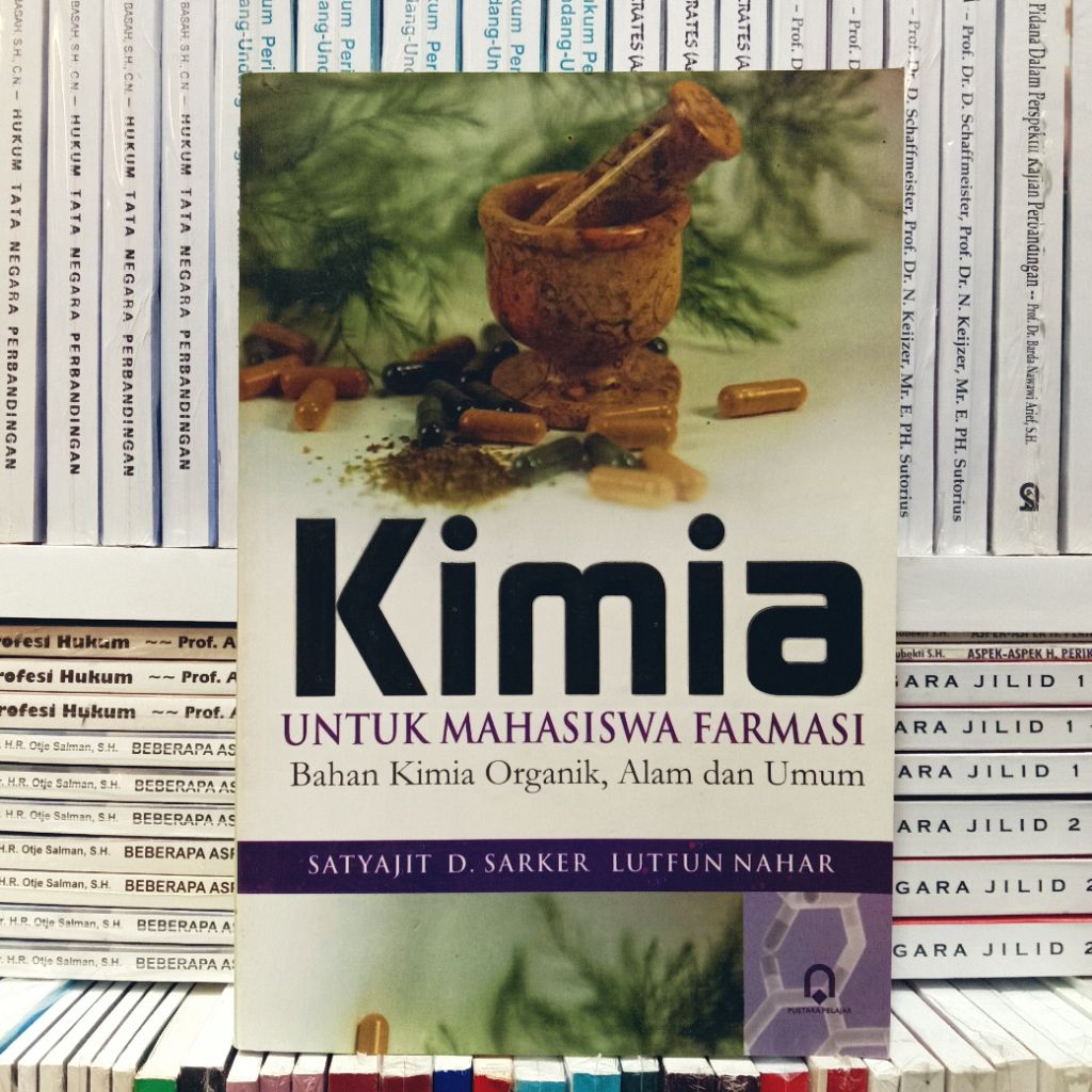 KIMIA UNTUK MAHASISWA FARMASI,BAHAN KIMIA ORGANIK,ALAM DAN UMUM-BUKU BEKAS ORIGINAL MULUS