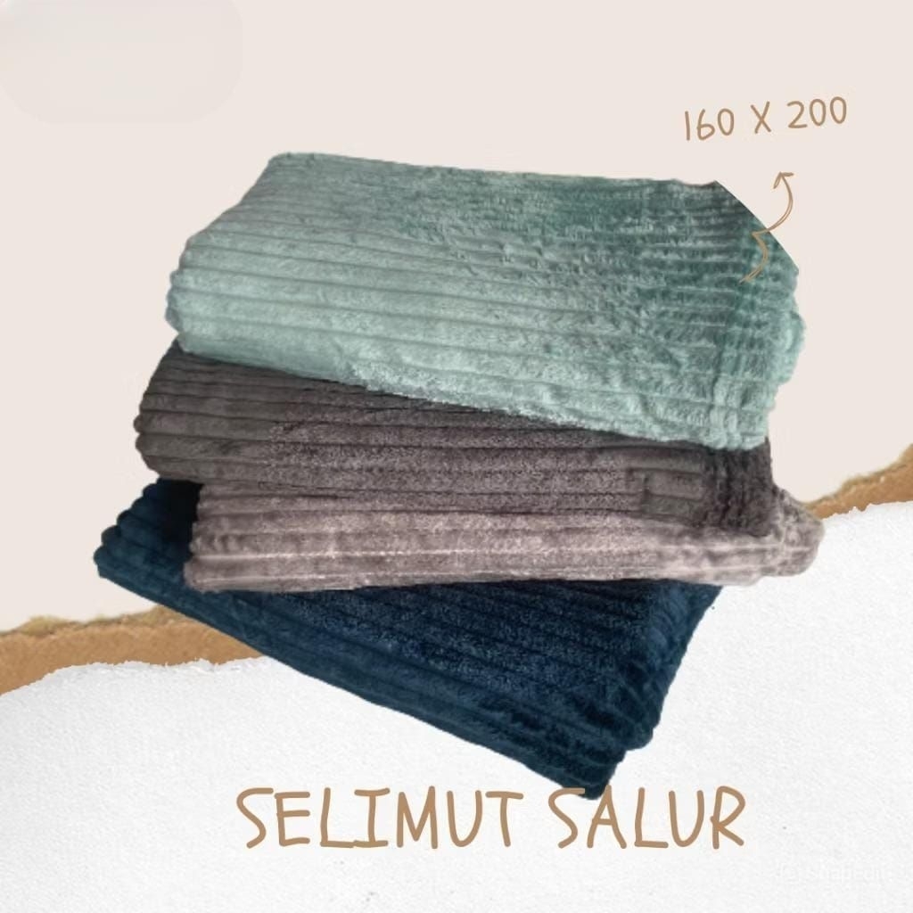 Jovanka - Selimut Polos 160 x 200 by Fata | Selimut Bulu Halus Tebal