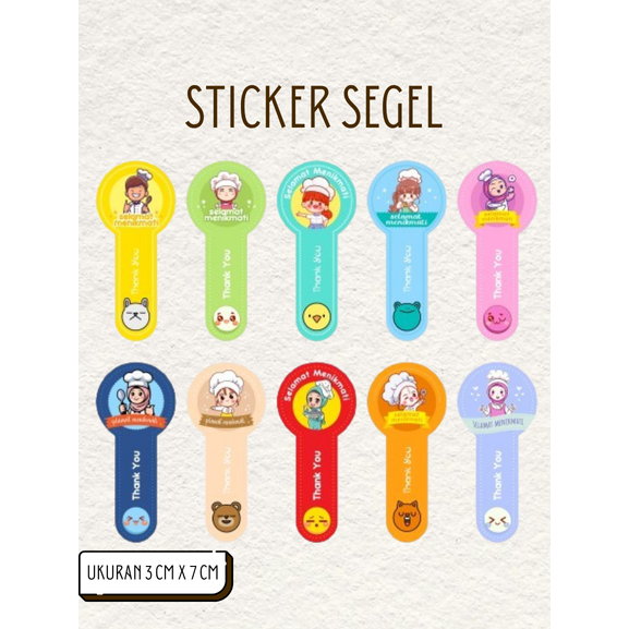 

Kemasan Cantik / Sticker segel / Segel dari sticker / Sticker murah / Segel murah / Segel custom / 3 x 7