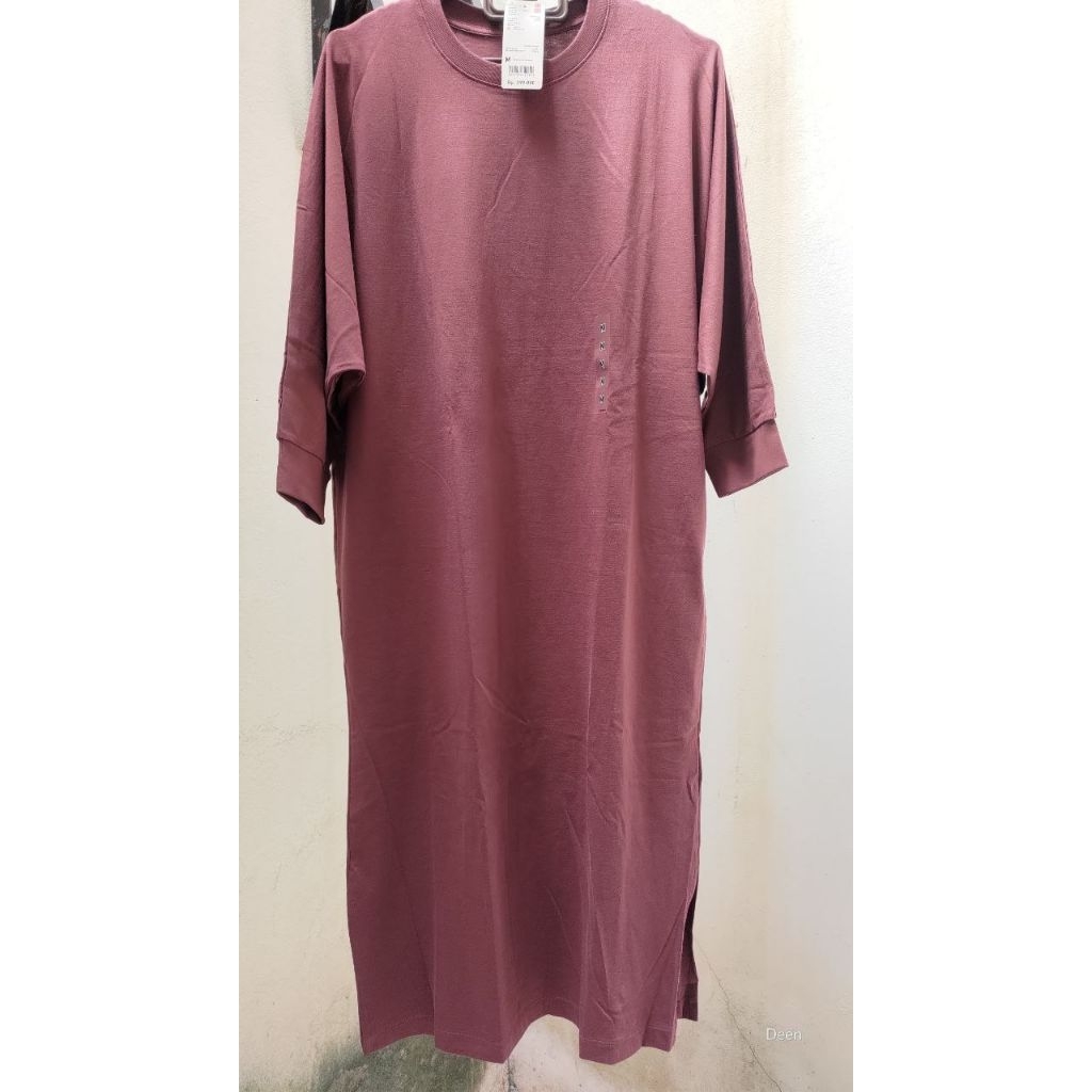 UNIQLO - Gaun Tunik Kaos Katun Uniqlo Original by PVJ mall SIZE S