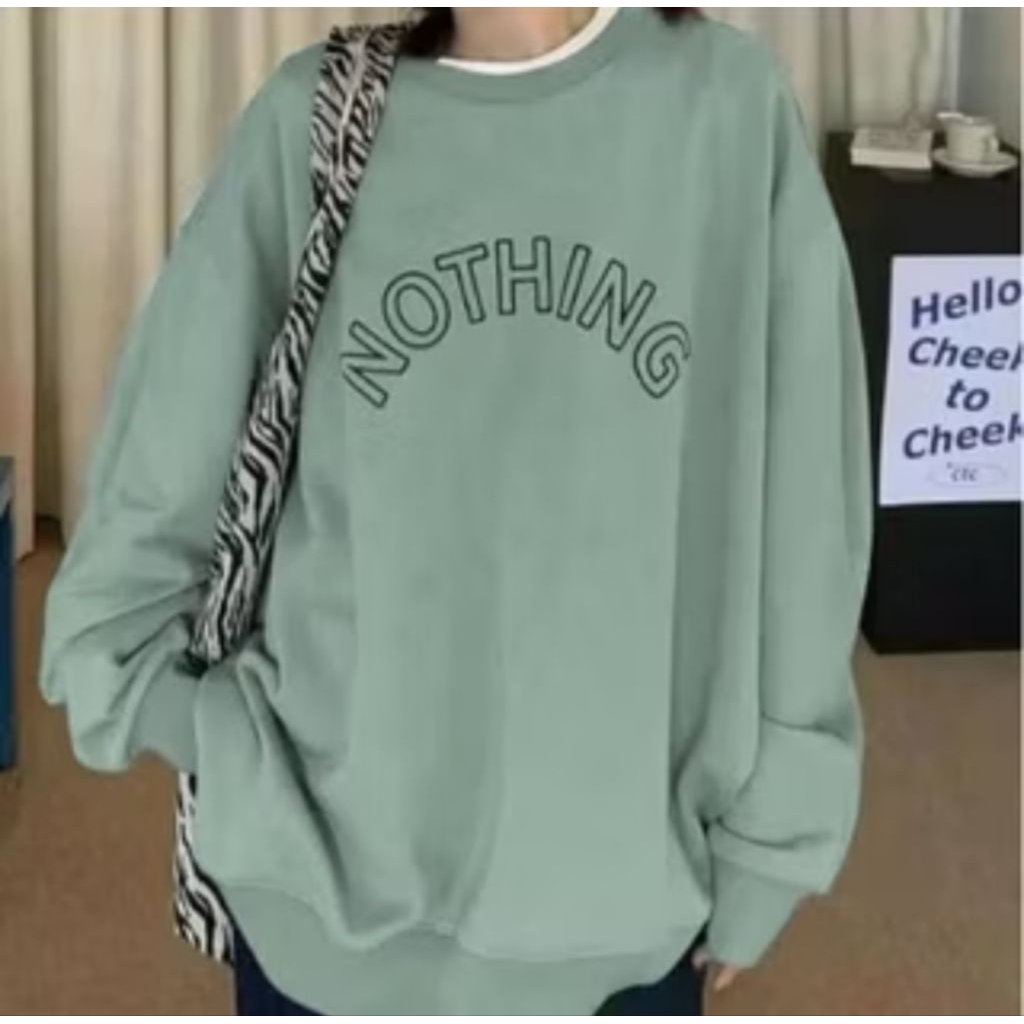 Nothing  Oversize Sweater - Sweater  Oblong oversize Wanita