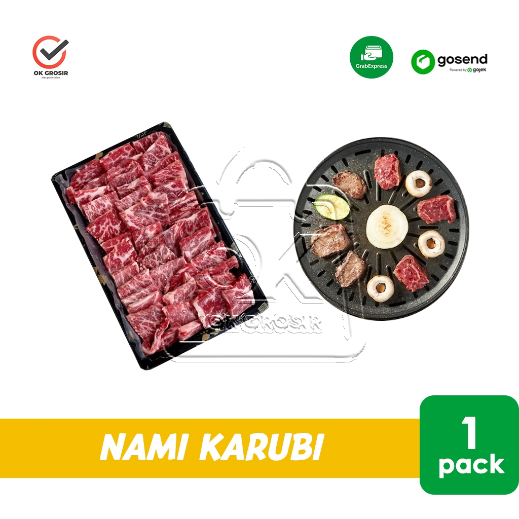 

Beef Prime Nami Karubi US Prime Short Rib Boneless Yakiniku Cut Melt Juicy (KHUSUS INSTANT)