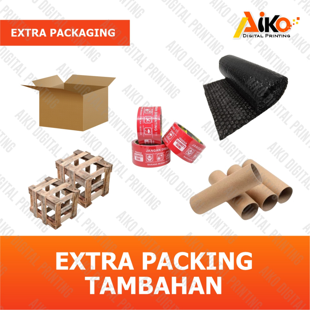 

EXTRA PACKAGING TAMBAHAN | BUBBLE WARP | KAYU | KARDUS