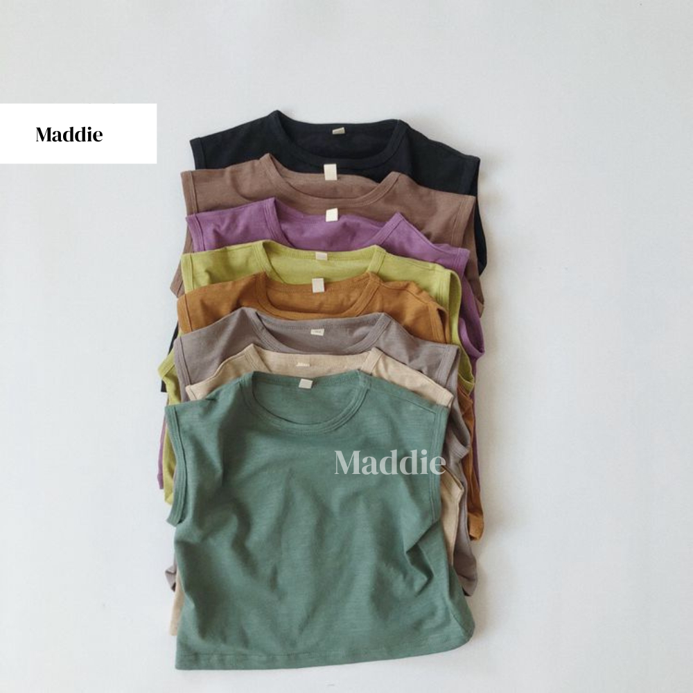 5.5 Kaos Anak Polos 100% PREMIUM Cotton/Singlet Anak Laki laki perempuan/Baju Korea Anak Laki laki p