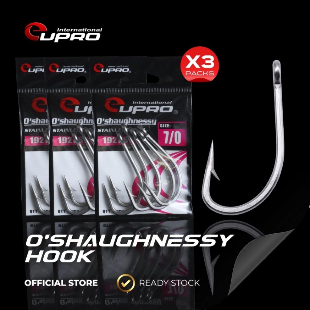 EUPRO O'SHAUGHNESSY 1920SS STAINLESS STEEL FISHING HOOK | KAIL PANCING