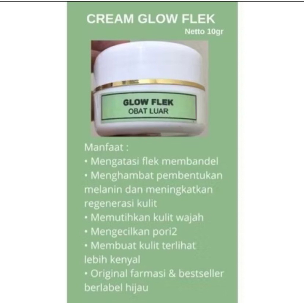 CREAM MALAM FARMASI GLOW FLEK 100% ORIGINAL