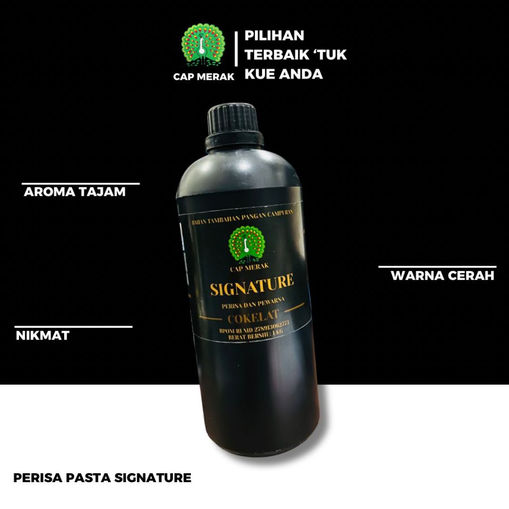 

PERISA MAKANAN PASTA / PERISA PASTA CAP MERAK SIGNATURE 1 KG
