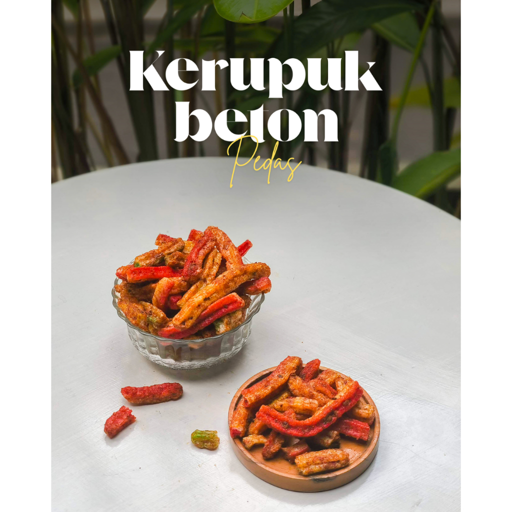 

Kerupuk Beton Pedas Ngemil Candu