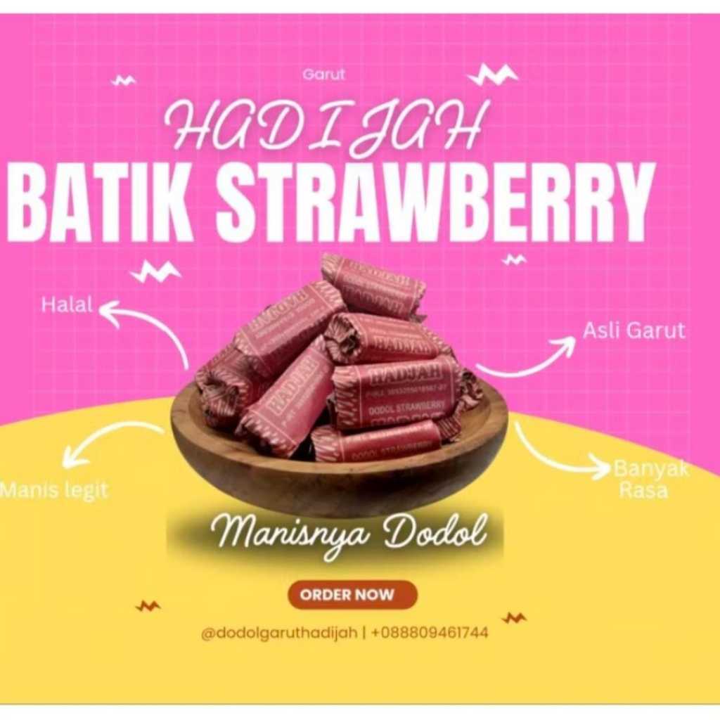 

DODOL GARUT STRABERRY | BATIK STRABERRY