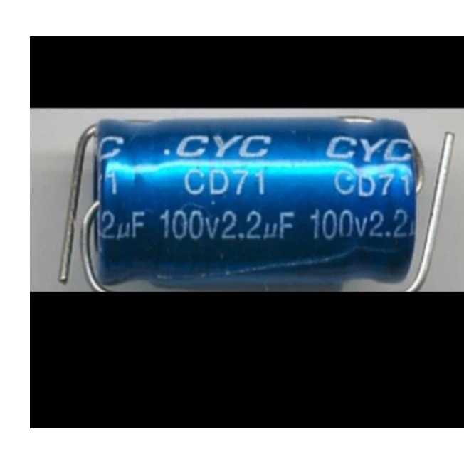 RF4853 elco nonpolar non bi polar bipolar np bp 47uf 47 uf 100v 100volt by PCM LTC GLODOK