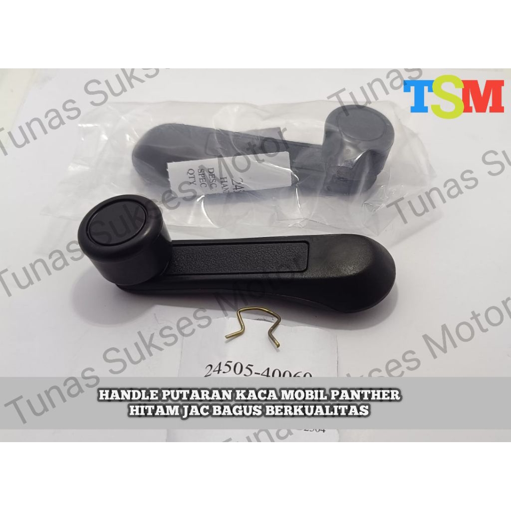 HANDLE PUTARAN KACA MOBIL PANTHER HITAM JAC BAGUS BERKUALITAS