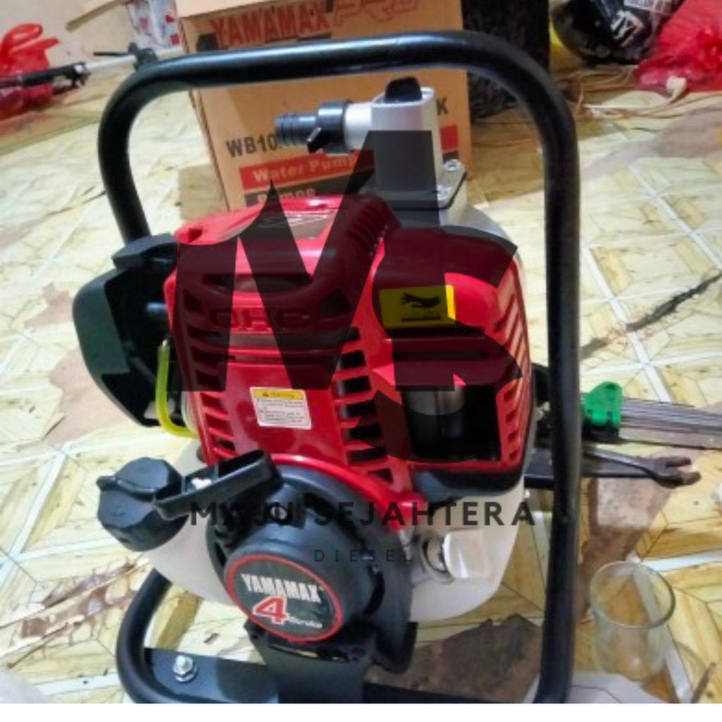 YAMAMAX WB10XT Pompa Air Sawah Alkon Bensin 4 Tak Outlet 1 Inch