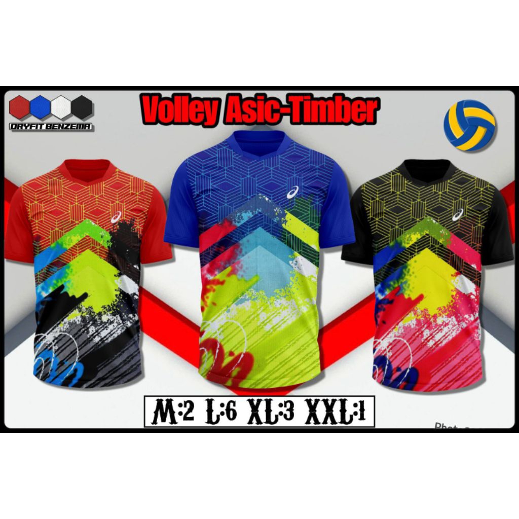 Kaos Voli / Baju Voli/ Atasan Volly/ Kaos Volly