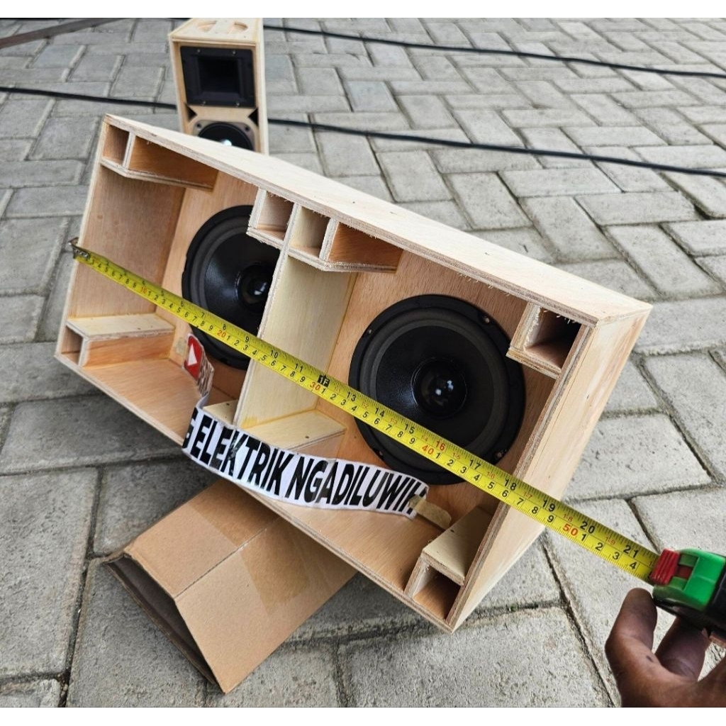 Box planar 6in dobel speaker ACR siap bunyi subwofer