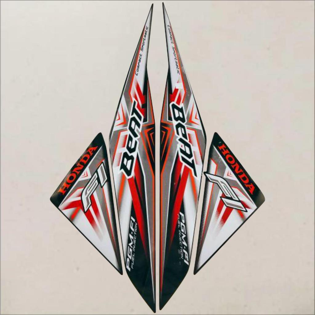 Striping honda beat  fi  hitam 2015 2016 striping standar motor beat original