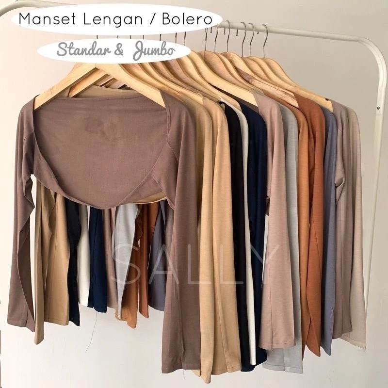 Manset Tangan Sambung Bolero Anti Melorot Standar Bolero Manset Tangan Sambung Bahan Kaos Rayon Supe