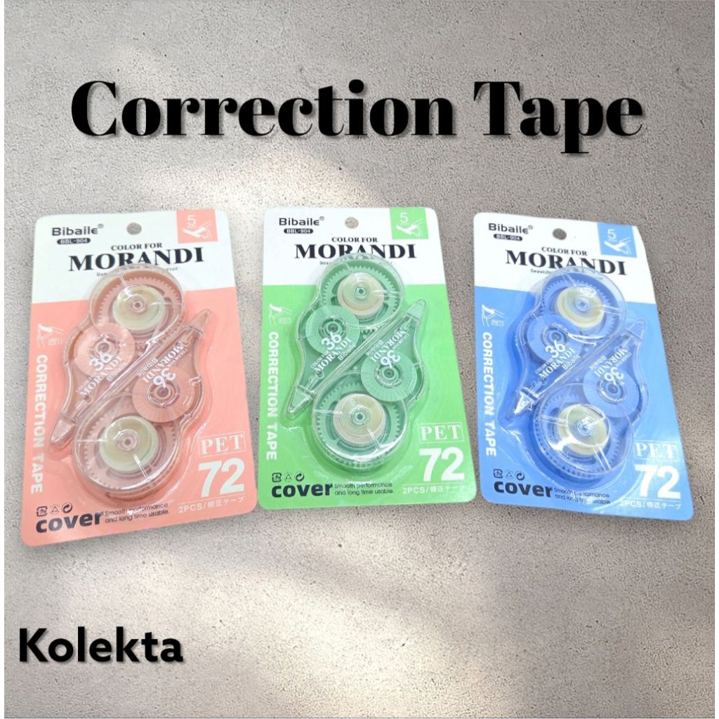 

Correction Tape Isi 2pcs BBL-904
