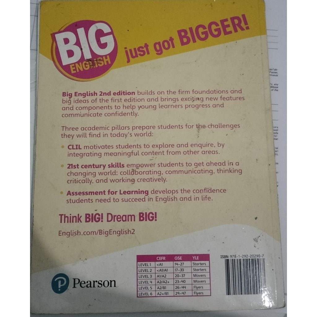 Buku Big English Pearson 2nd edition student's book