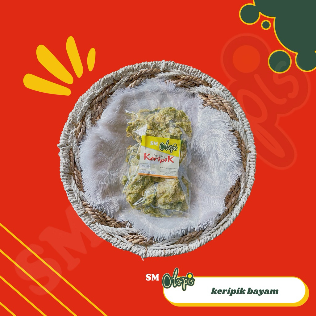 

KERIPIK BAYAM SNACK LEBARAN OLEH OLEH CILACAP