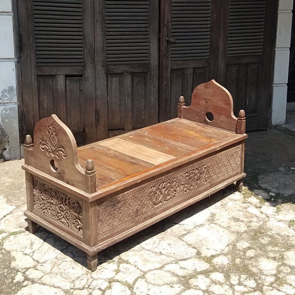 Kayu Lama Jondang peti kayu jati lawasan