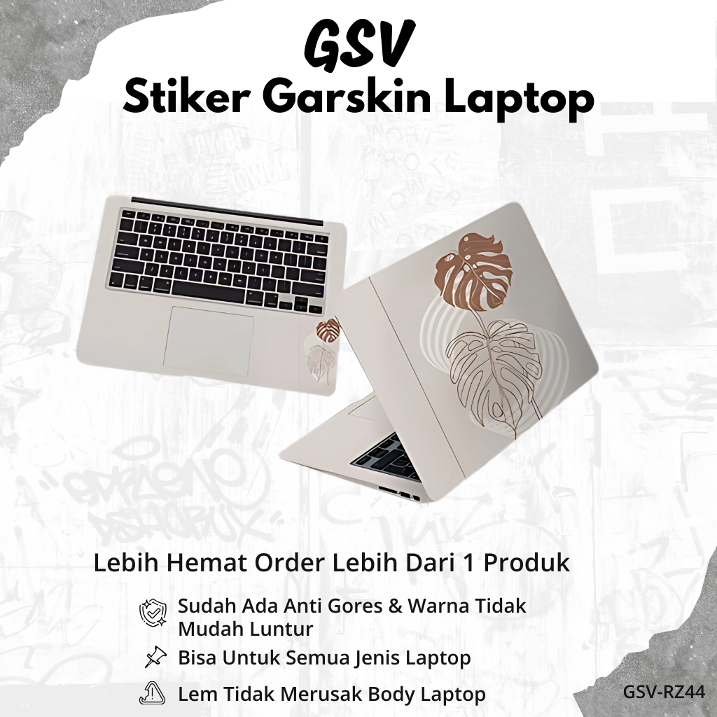 Stiker Garskin Pelindung Laptop Aksesories Leptop ASUS / Dell / Acer / HP / Huawei / macbook 11-17 "