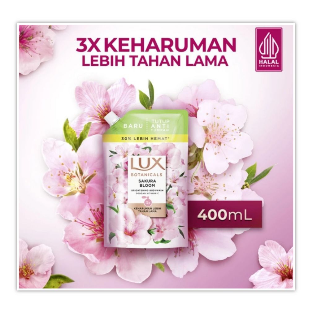 Lux Sakura Blossom 400 ml Sabun Mandi Cair