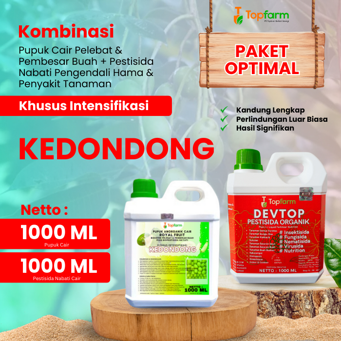 Pupuk Topfarm / Pupuk Buah Kedondong Terbaik / Pupuk Pelebat Pembesar Buah Kedondong / Pupuk Pembesa