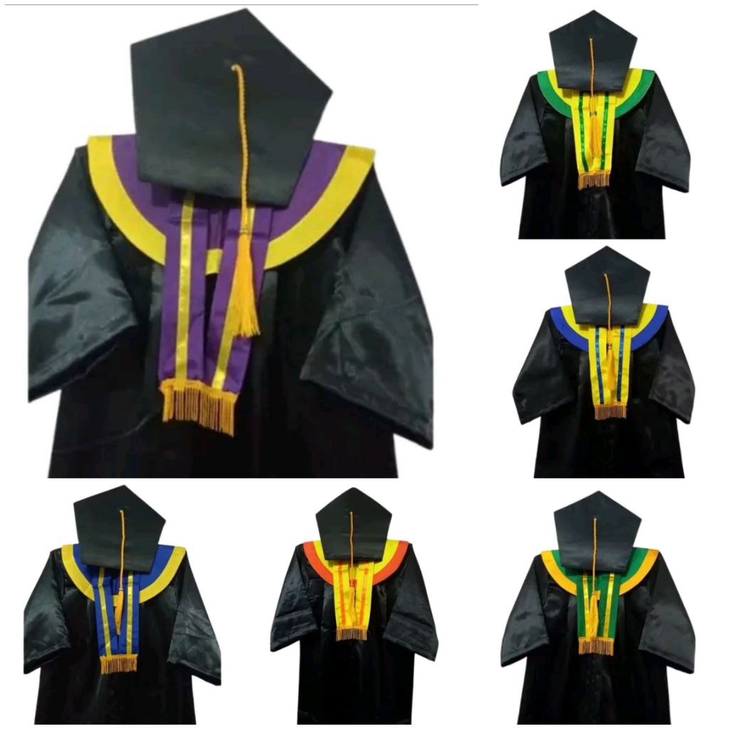 Toga wisuda Kalung Rumbai / Baju wisuda anak / Toga wisuda