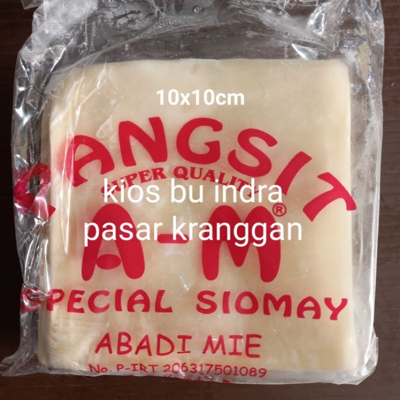 

kulit pangsit am abadi mie special siomay dimsum kotak isi kurleb 50