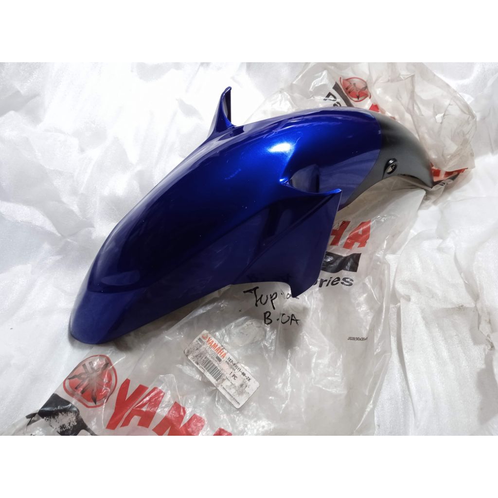 1s7 f1511 00 2x dijual original YGP Yamaha genuine part NOS slebor sparkbor front fender depan Jupit