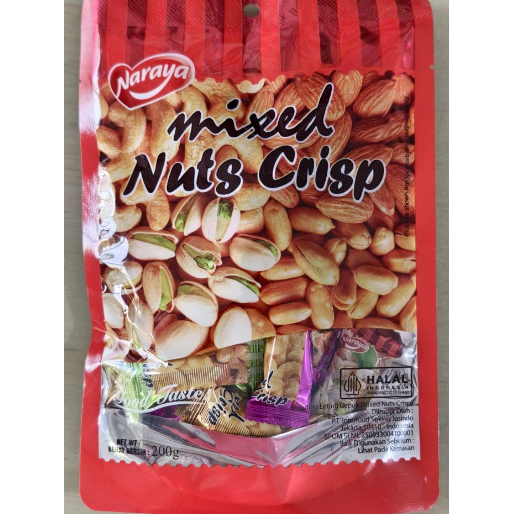 

NARAYA Mixed Nuts Crisp 200Gr
