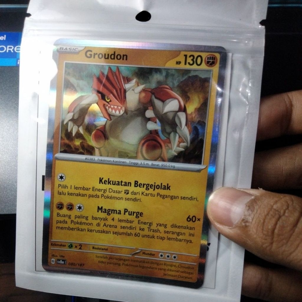 Groudon new card