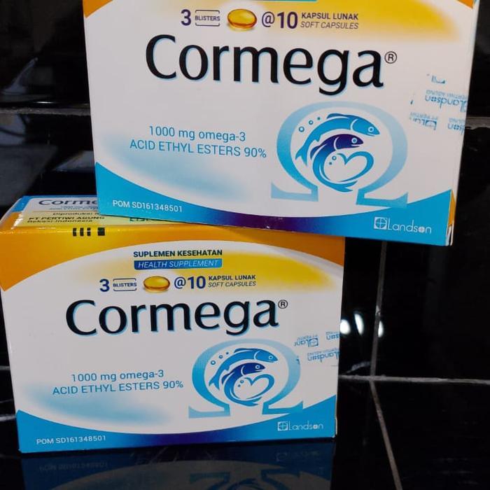 Cormega KOTAK / Blister isi 30 kapsul
