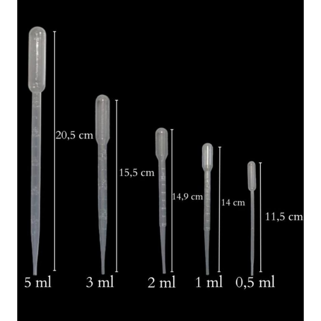 Pipet Tetes Plastik Obat Laboratorium/Pipet Tetes Drooper dll