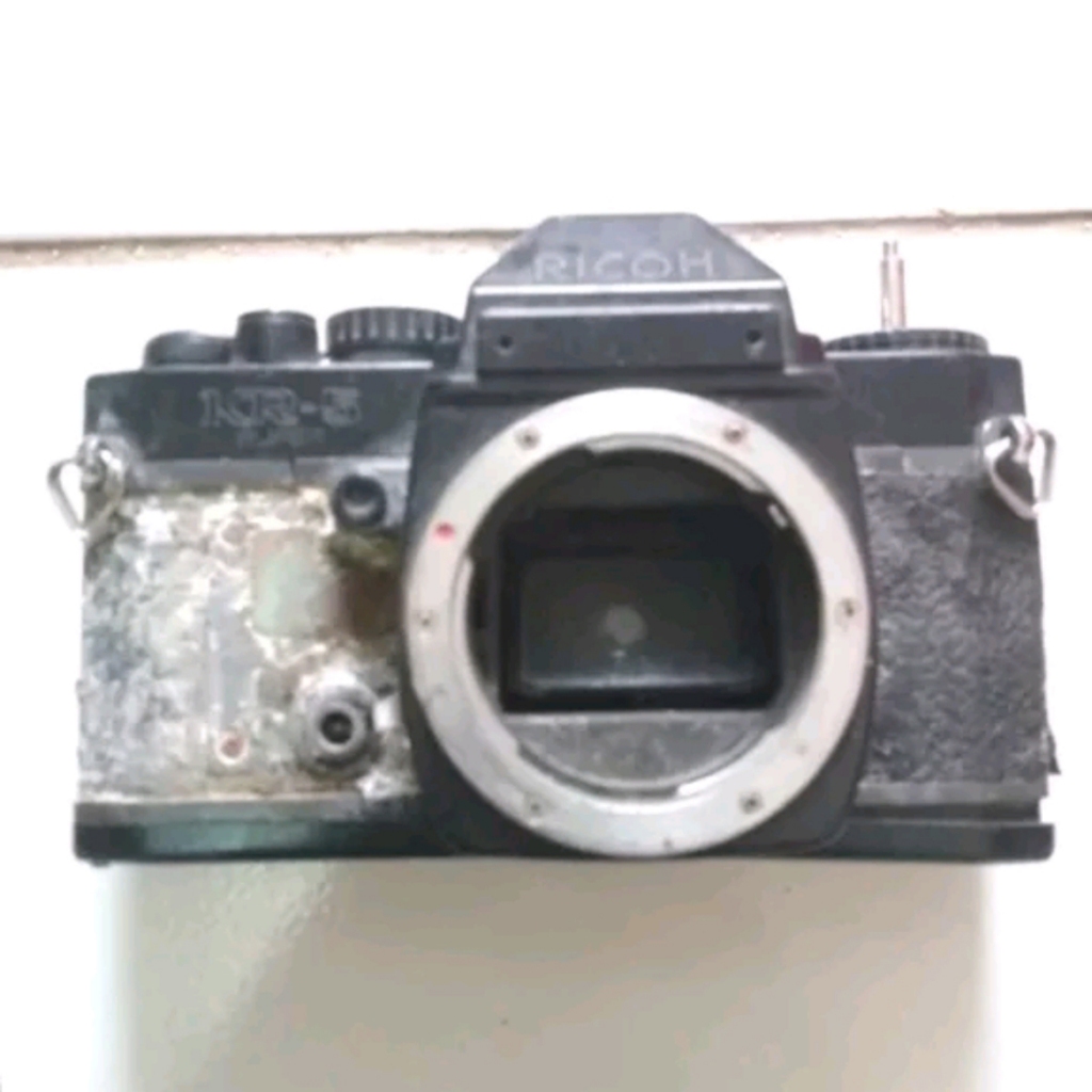 kamera analog Ricoh Kr 5 super cacad rusak