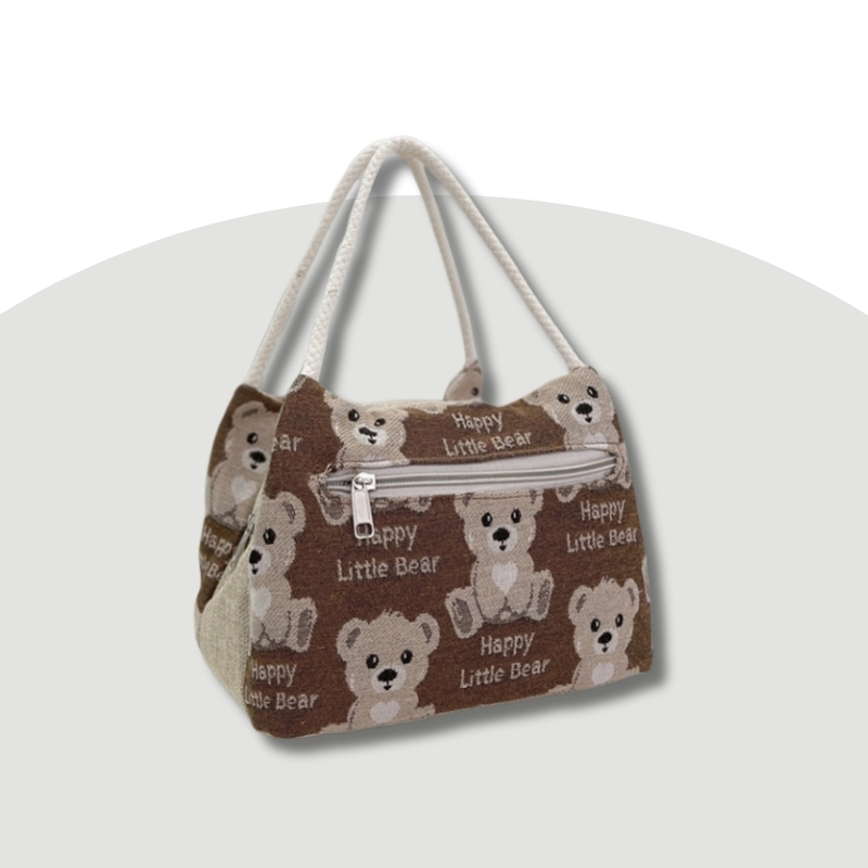 Tas Wanita Lucu Motif Boneka / Handbag Lucu Bahan Polyester Terbaru - LC02
