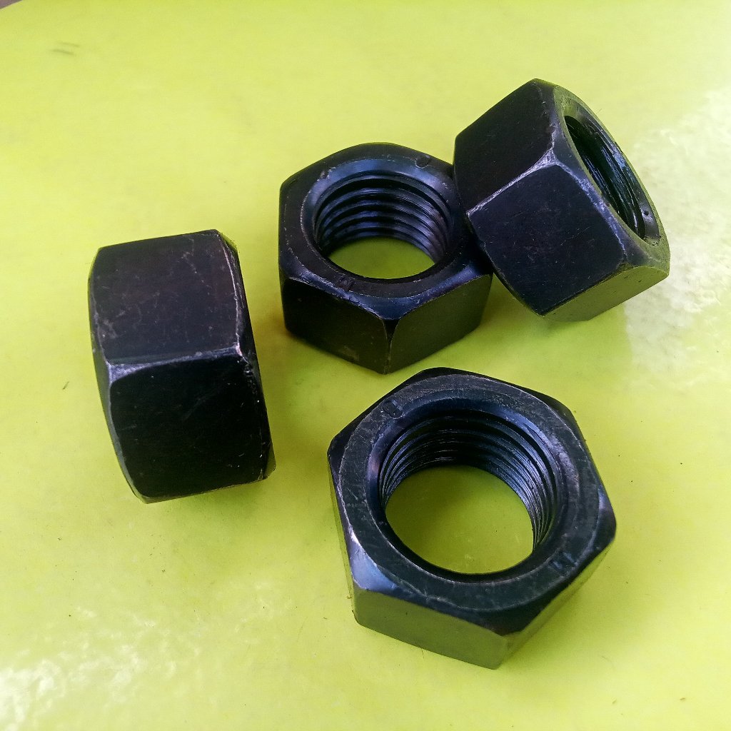 MUR BAJA M30 HITAM / MUR BAUT BAJA KUNCI 55 / MUR M30 BAJA / MUR BAJA HTB GRADE 8.8 M30 / NUT M30 BA