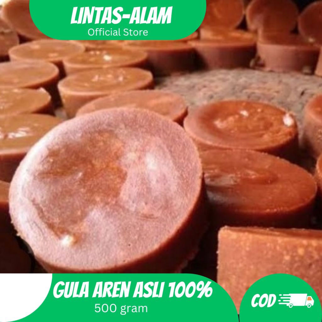 

Gula aren merah 500gram original asli dijamin 100%/ Gula merah aren nira